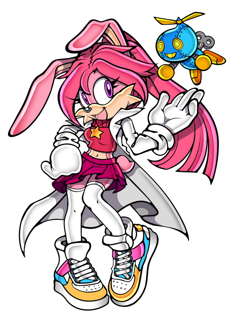 COMM in SonicAd style by KayllaTheCat on DeviantArt
