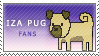 Iza Pug Fans -Stamp by IzaPug
