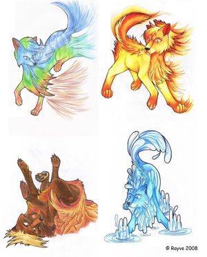 Elemental Gods by Rayvanna