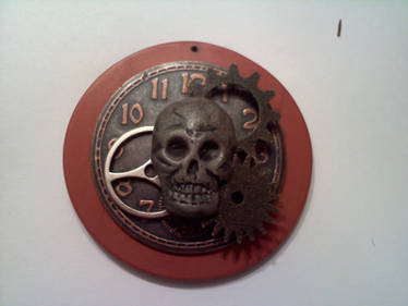 Steampunk Skull Ornament