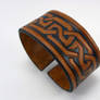 Celtic Knot Leather Wrist Cuff