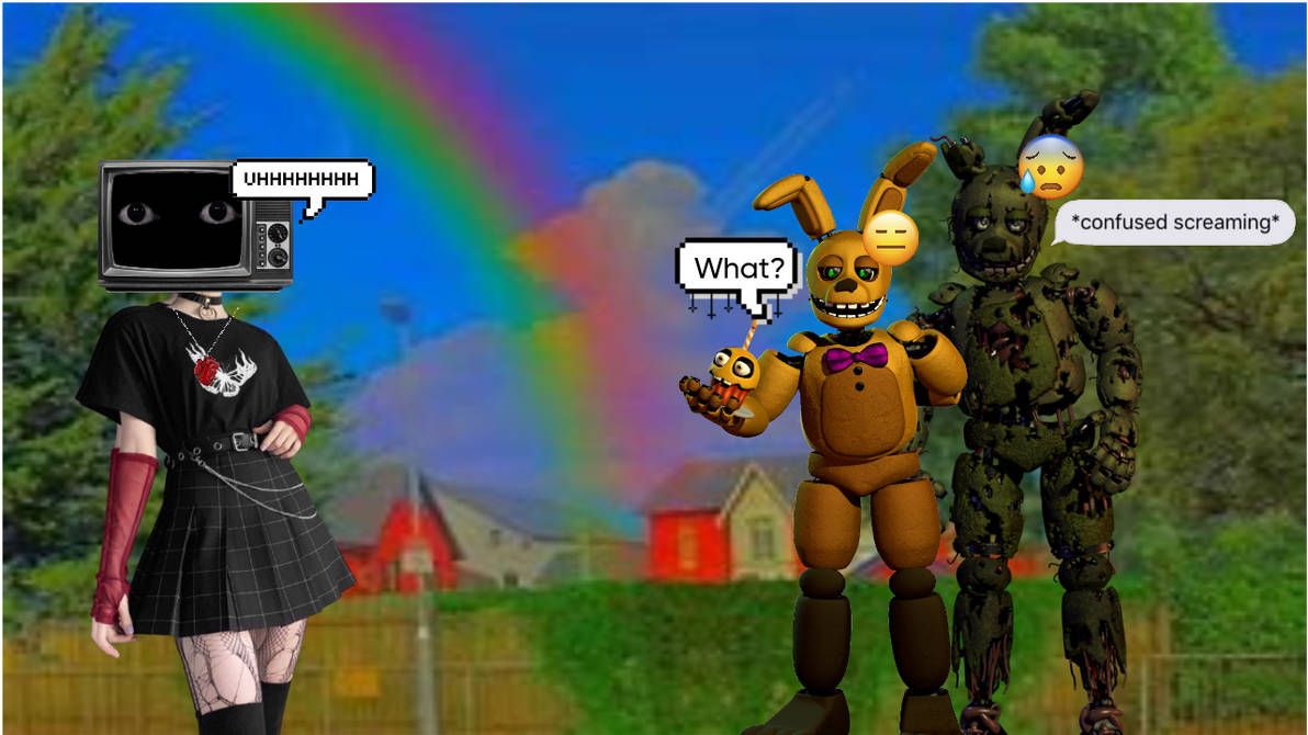 Weird Core Spring If Springbonnie and Springtrap were in weirdcore. by meteojen78 on ...