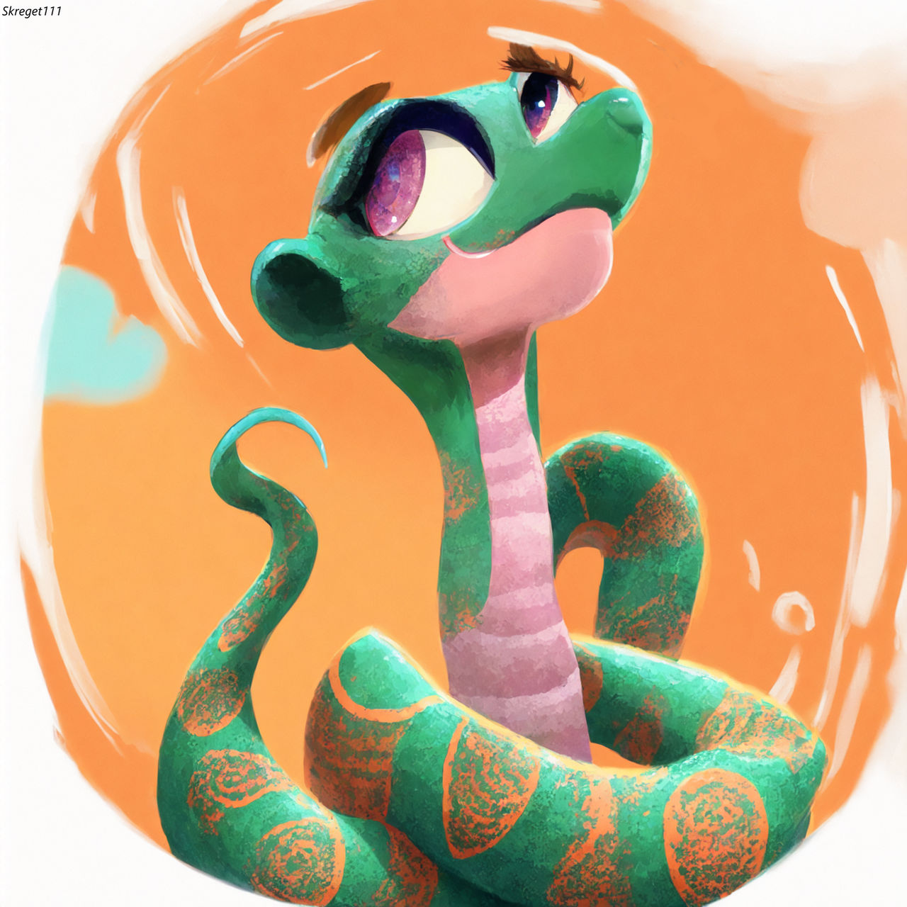Deviantart Rita The Snake Litlle snake by skreget111 on DeviantArt