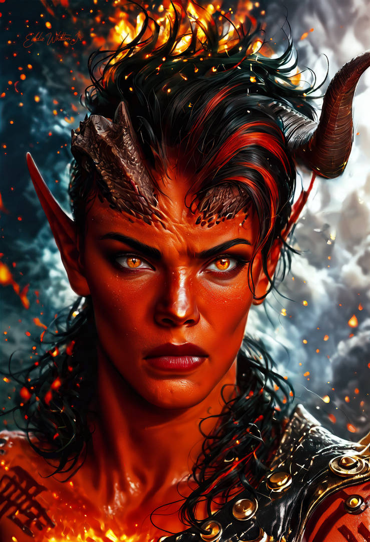 Deviantart Karlch Karlach's Fiery Resolve by eddiewhittonjr on DeviantArt