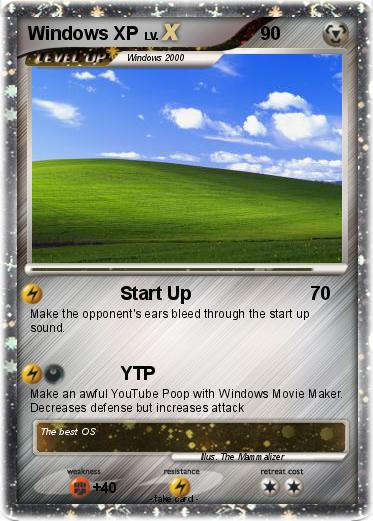 Windows XP Pokemon Card by TheMammalizer on DeviantArt