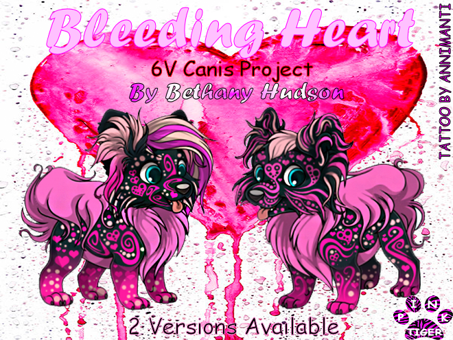 Bleeding Heart Canis made for Bethany Hudson