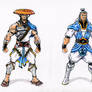 Raiden alternate costume designs