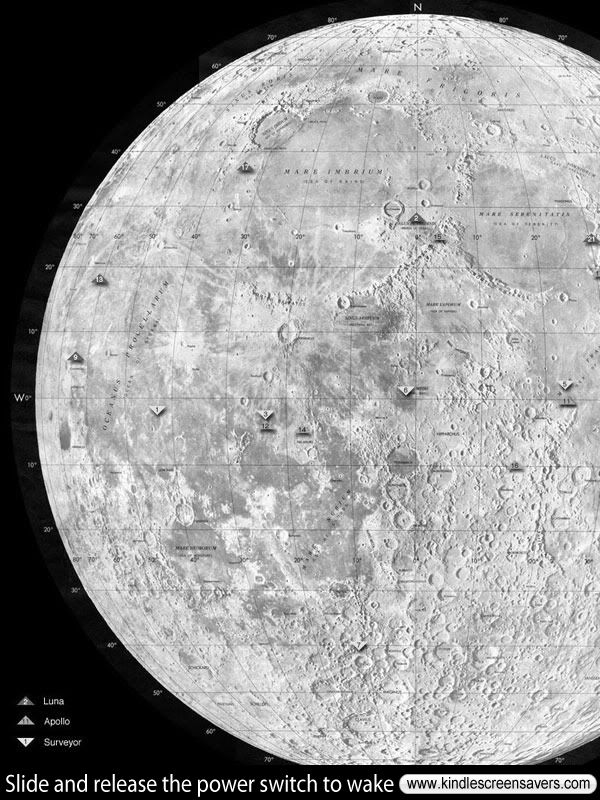 Map of the Moon by KindlePics on DeviantArt