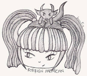 Pen Sketch: Foreign American