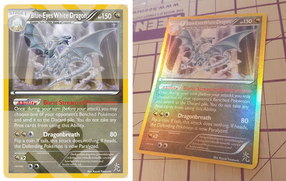 POKEMON/YUGIOH Blue-Eyes White Dragon by dbizal on DeviantArt POKEMON/YUGIOH Blue-Eyes White Dragon by dbizal on DeviantArt