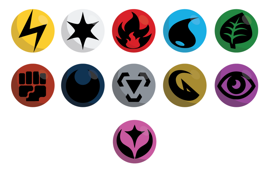 Pokemon Energy Detailed Symbols by on DeviantArt