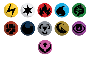 Pokemon Energy Detailed Symbols