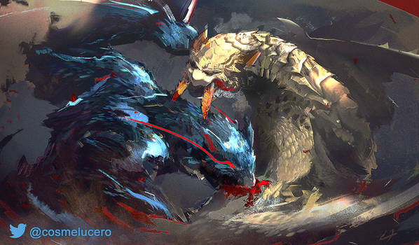 Barioth vs Nargacuga