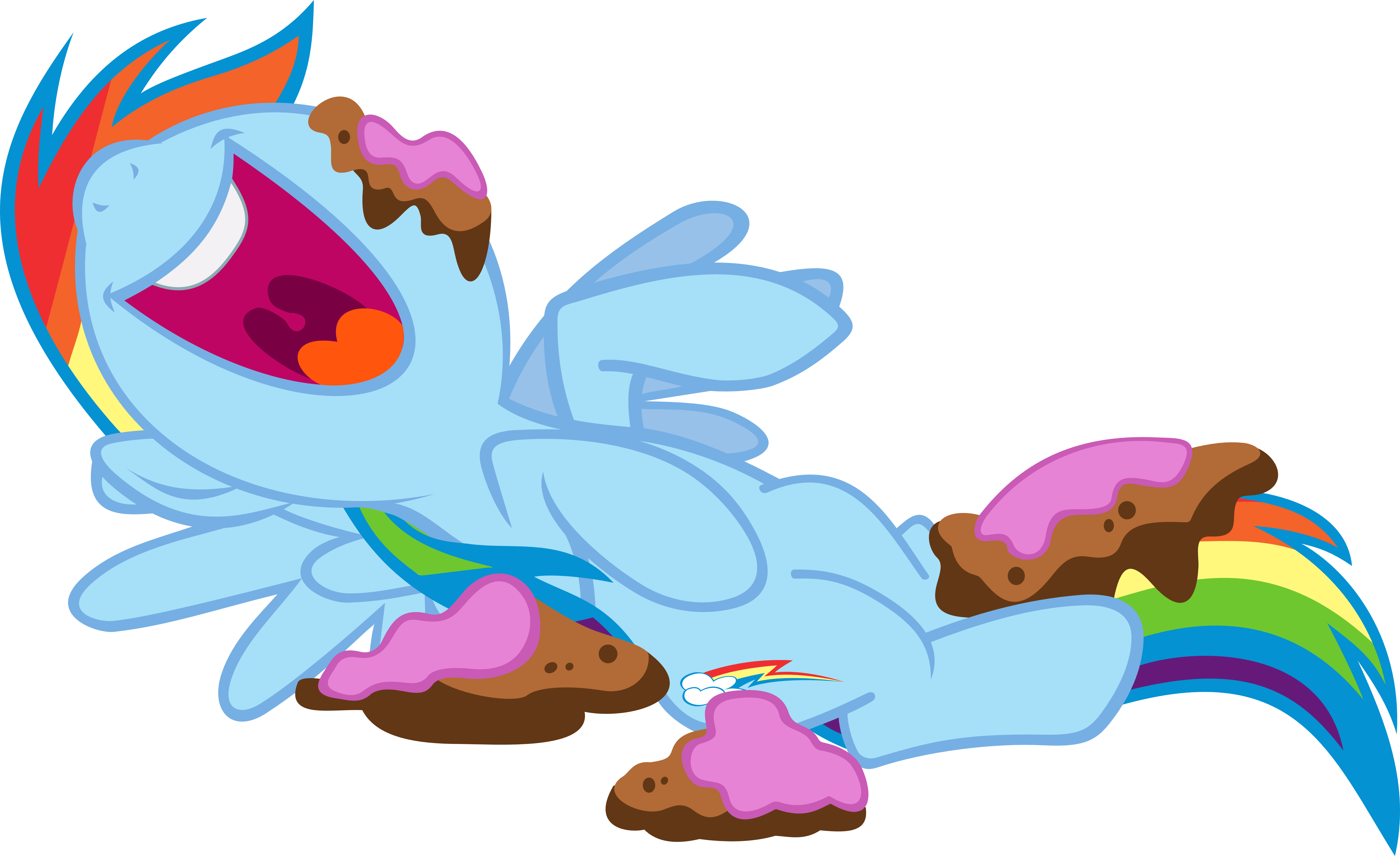 Caked-Up Rainbow Dash