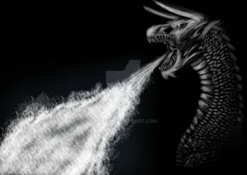 Royal Dragon (Monochrome Version)