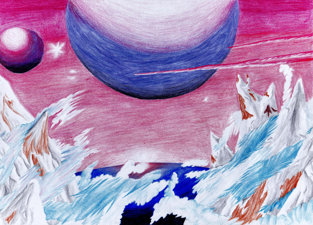 Space landscape by andarara on DeviantArt