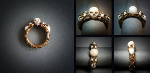 Mourning ring collage