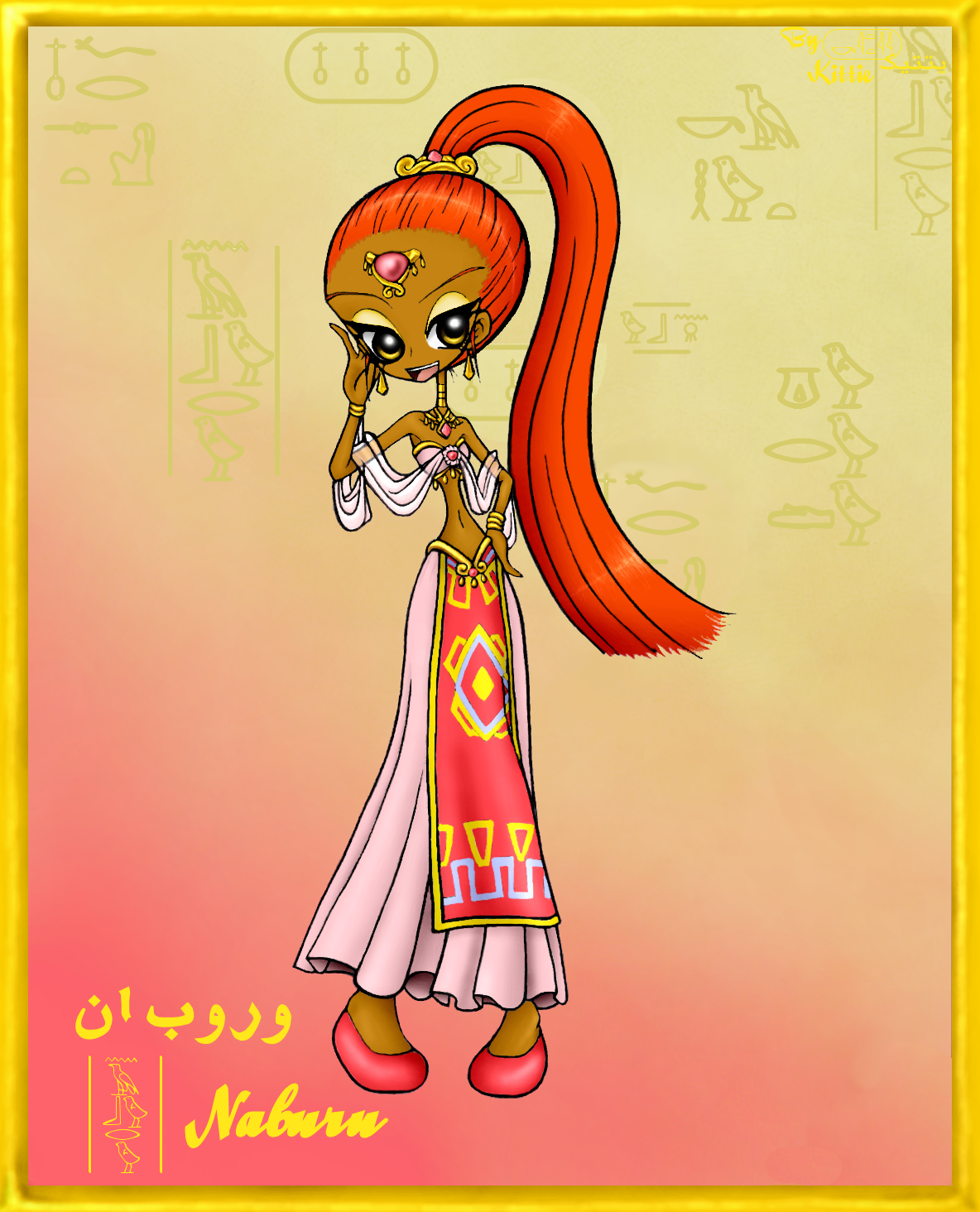 Nabooru dressed as bellydancer