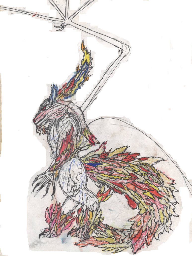 Elemental fire wolf spirit by Scarease on DeviantArt