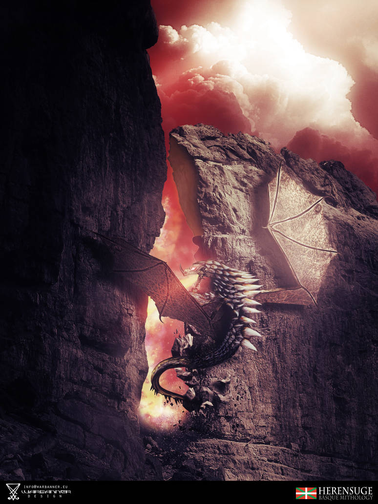 Basque Dragon Herensuge (Basque mithology) by warbanner on DeviantArt