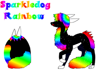 Squiby - Sparkledog Rainbow