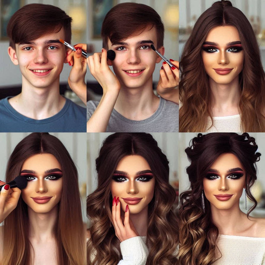 Boy To Girl Transformation by Slate1304 on DeviantArt
