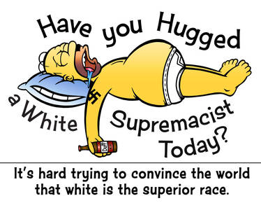 Supremacist Poster Homer