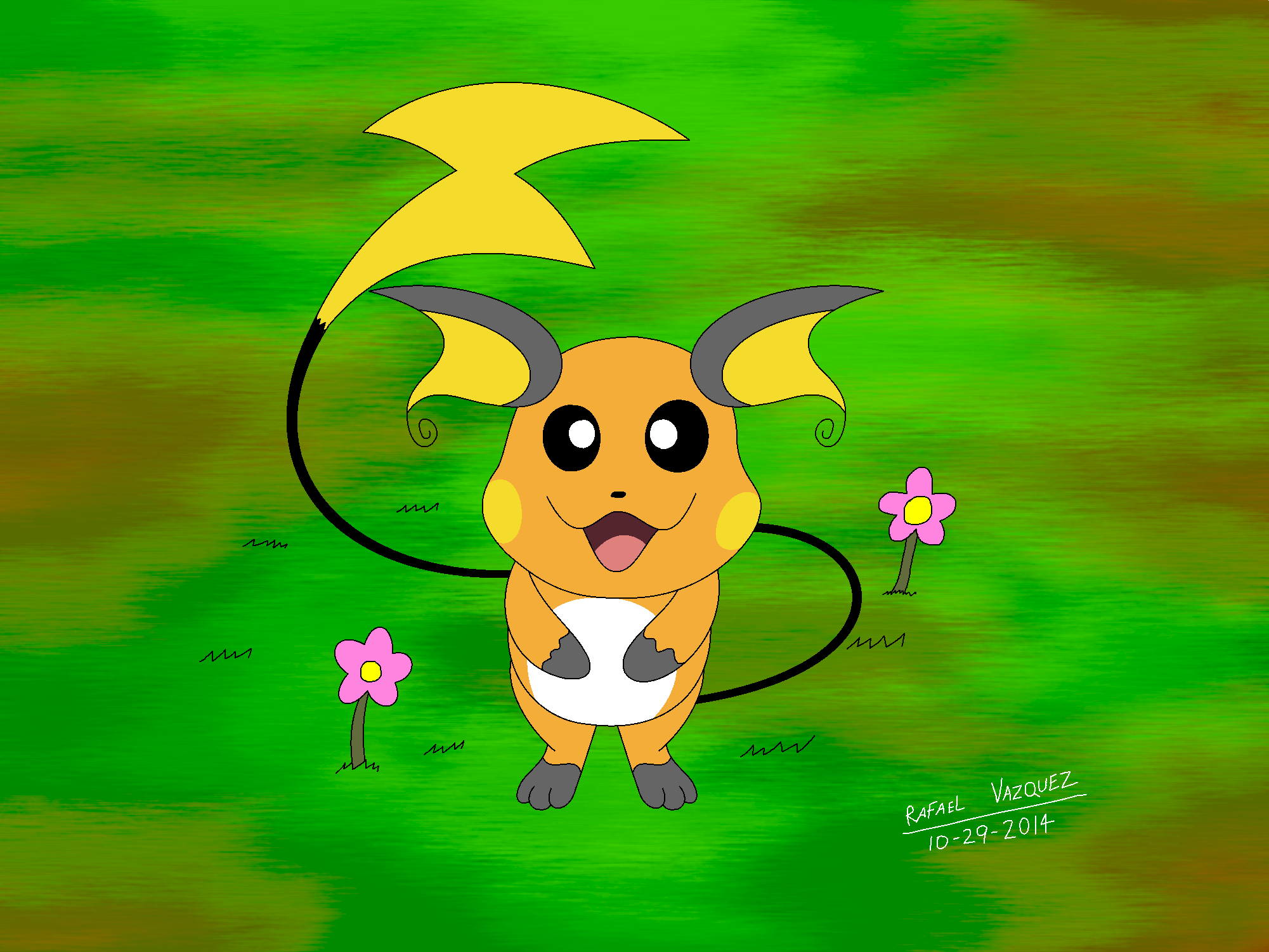 Ffeamle Raichu Raichu by Rafael-Arts on DeviantArt
