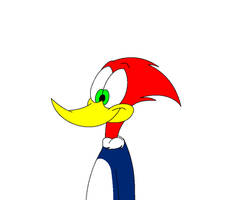 Woody Woodpecker Drawing (01-03-2012)(LATE)