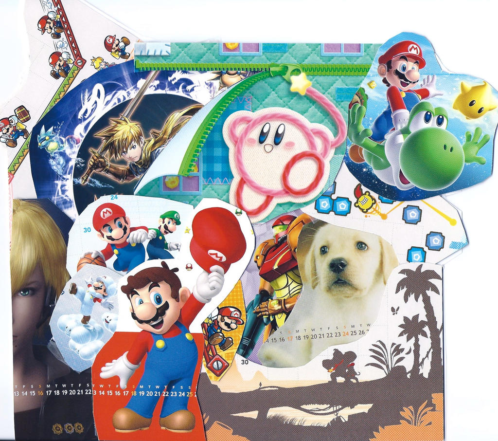 Club Nintendo Collage by Artful-Science on DeviantArt