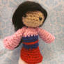 Mulan Disney Princess Amigurumi Doll