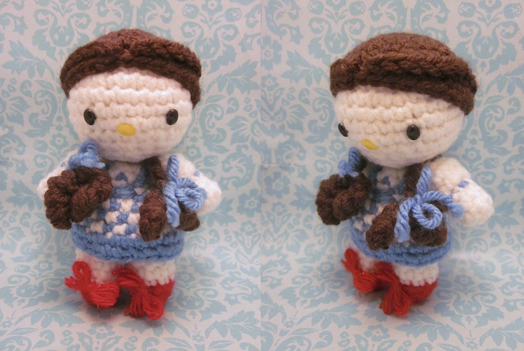 Dorothy Wizard of Oz Hello Kitty Kawaii Amigurumi1