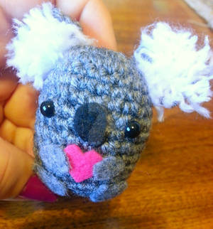 Wee Lil Koala Spuds Stitches Pocket Amigurumi