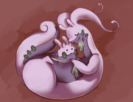 Goodra and Goomy