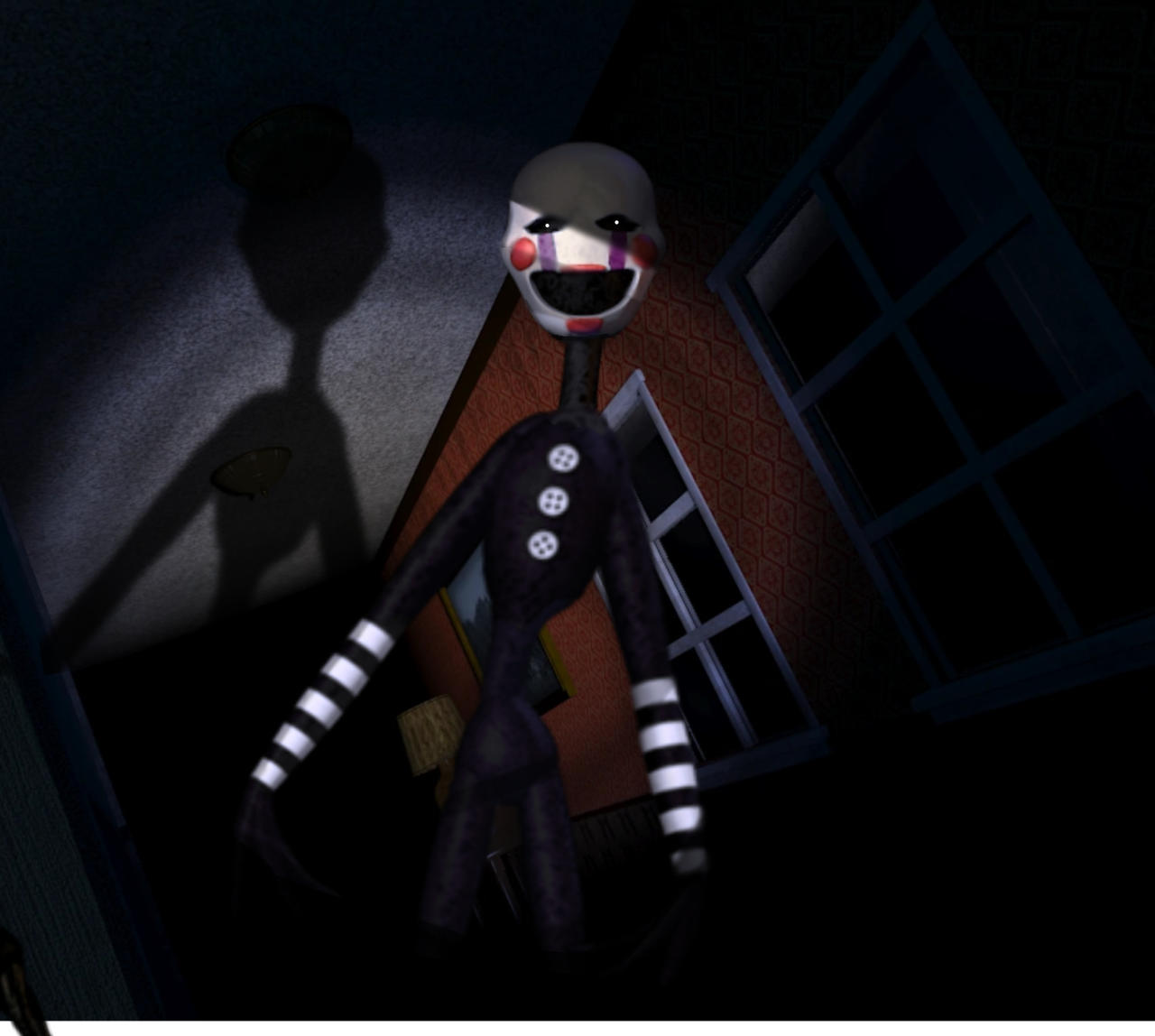 Puppet in the fnaf 4 house. by endo011111 on DeviantArt