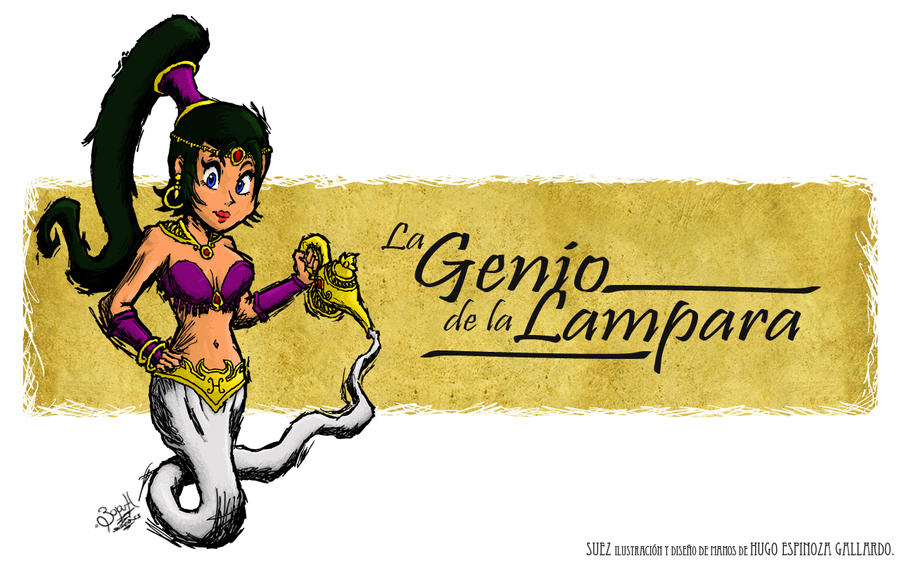 La Genio de la Lampara (wallpaper version)