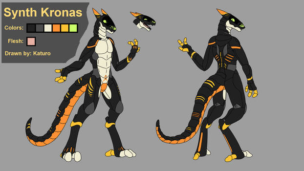 Synth Kronas - Reference Sheet w/timelapse