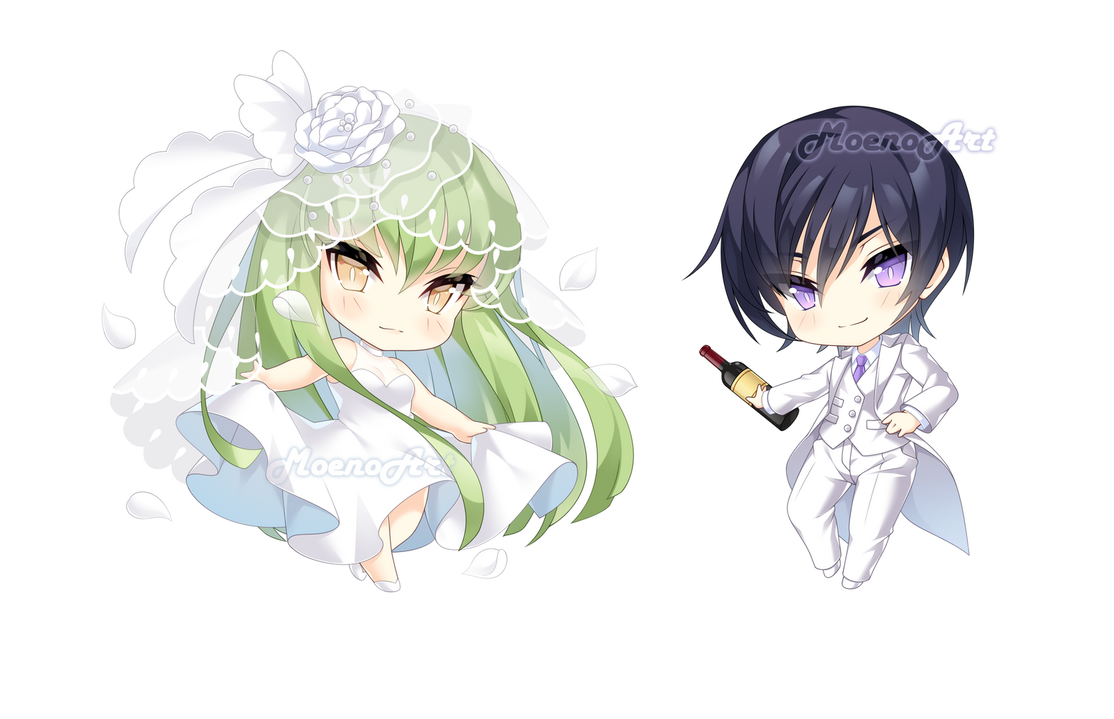 Code Geass - C.C. x Lelouch Happy Ending by MoenoArt on DeviantArt