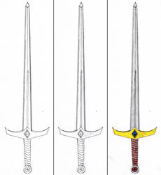 Drawing 06 - Longsword Design 1 - for Firecharmess