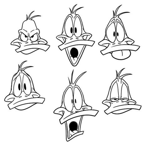 Daffy ducks face feelings by dickeyzion2 on DeviantArt