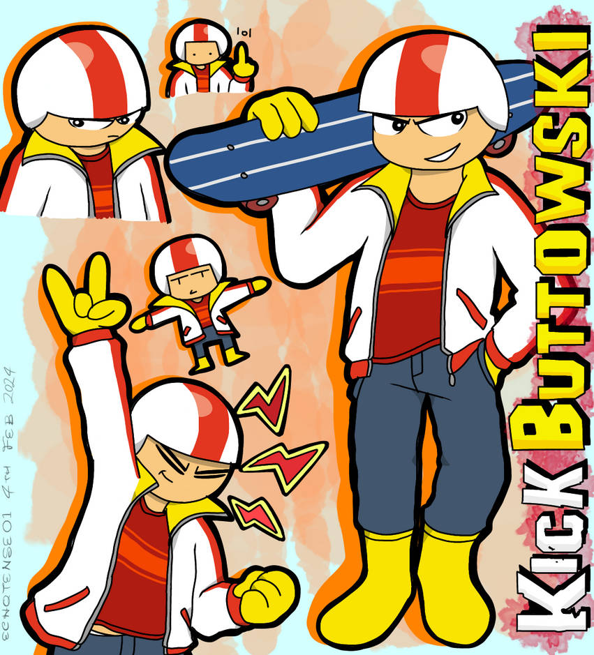 Kick Fan Deviantart Kick Buttowski!! Fanart! by EchoTense01 on DeviantArt