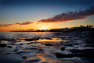 Lanzarote Lighthouse Sunset