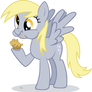 Derpy Hooves eating muffin