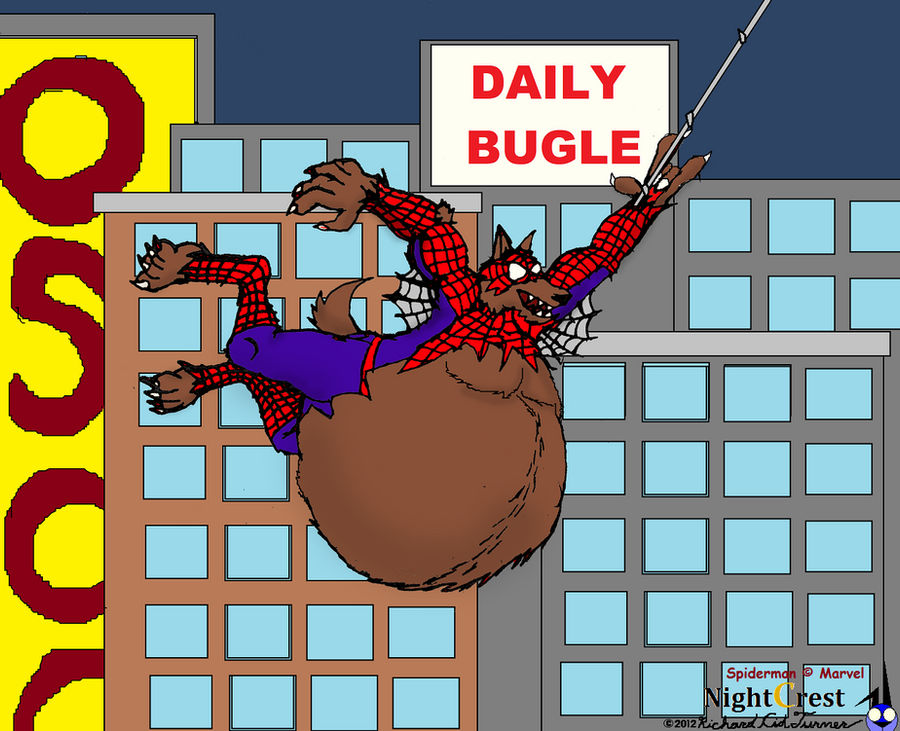 Big Bad fatty were: Spiderman by NightCrestComics