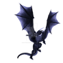 Black Dragon Flying