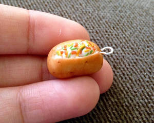 Baked potato charm by Cute Treats