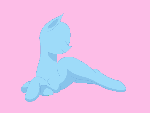 Pony Lying Down Base