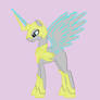 Male Alicorn in Armour - Base