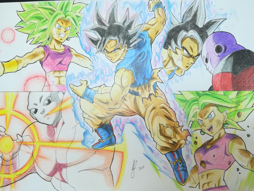 Speed Drawing - Goku Ultra Instinct!! ( Goku vs Jiren )