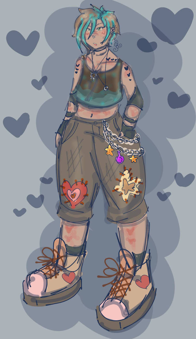 Random character design by The-SerineOpal on DeviantArt